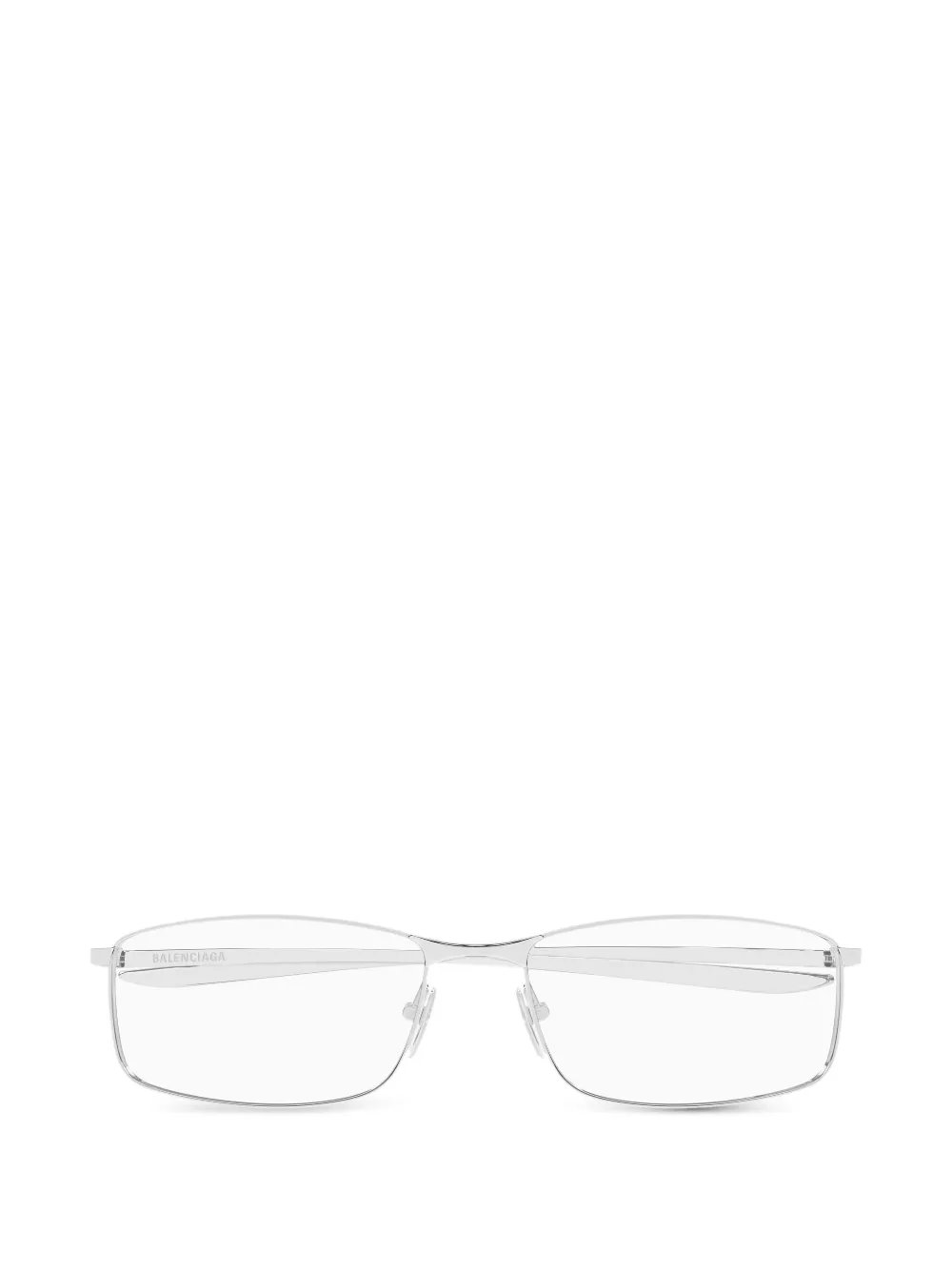 Balenciaga Eyewear rectangle glasses - Argento