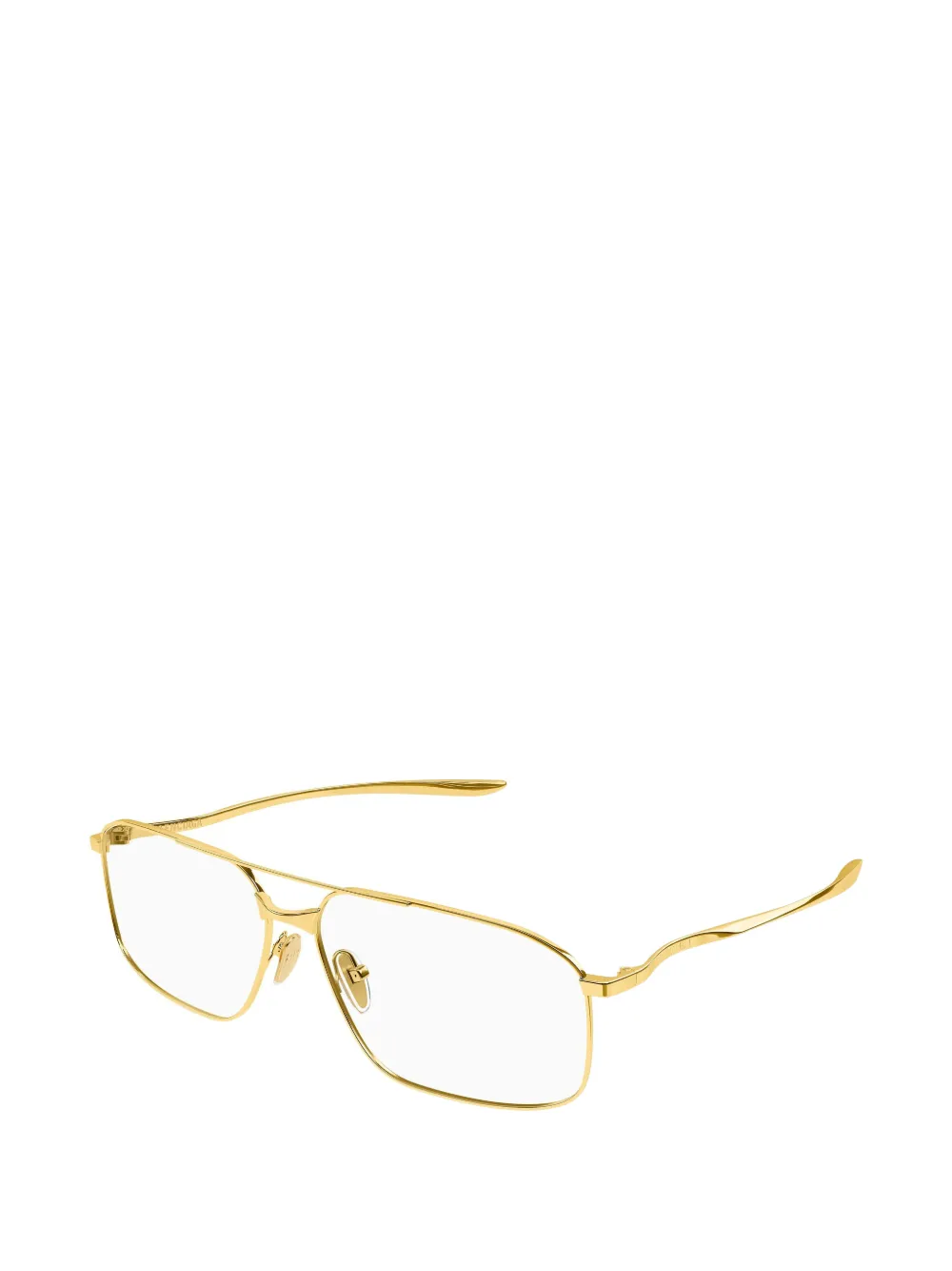 Balenciaga Eyewear browline glasses - Oro