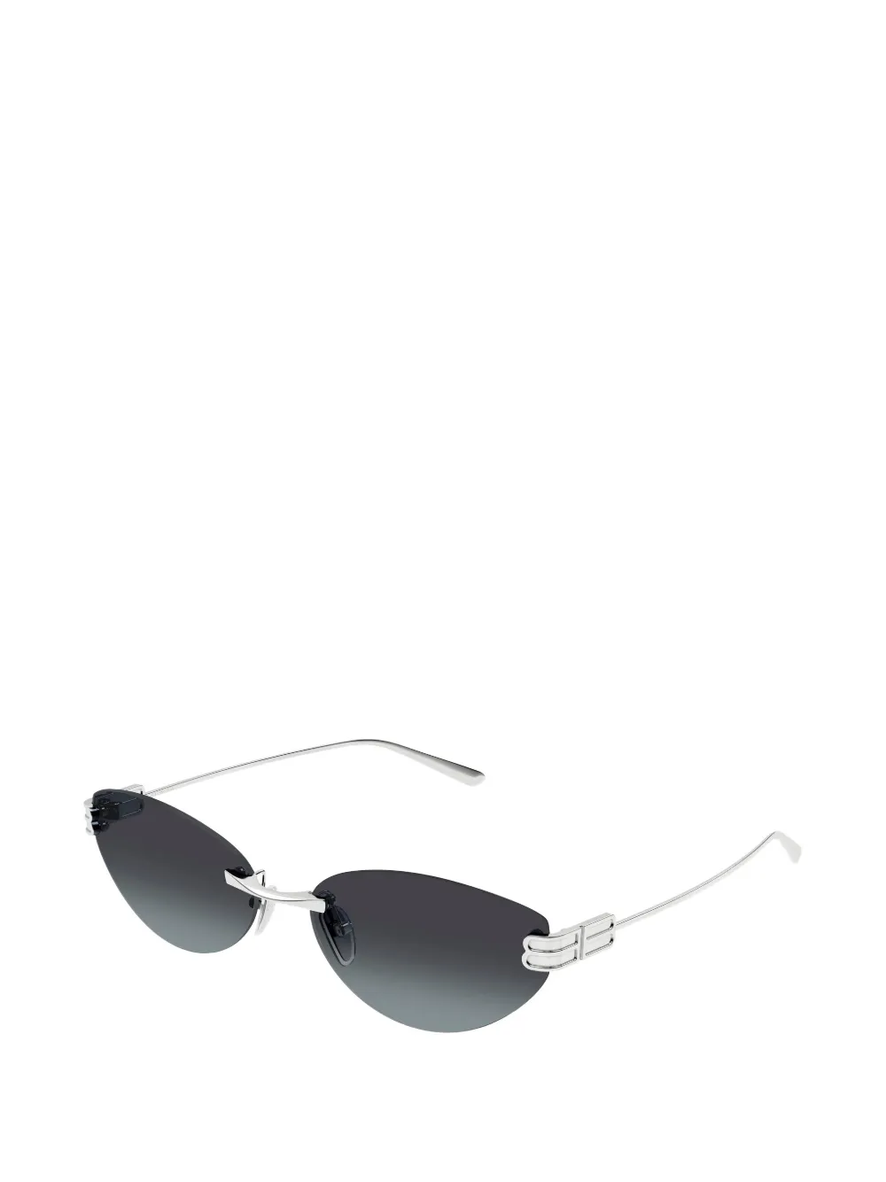 Balenciaga Eyewear logo-detail sunglasses - Argento