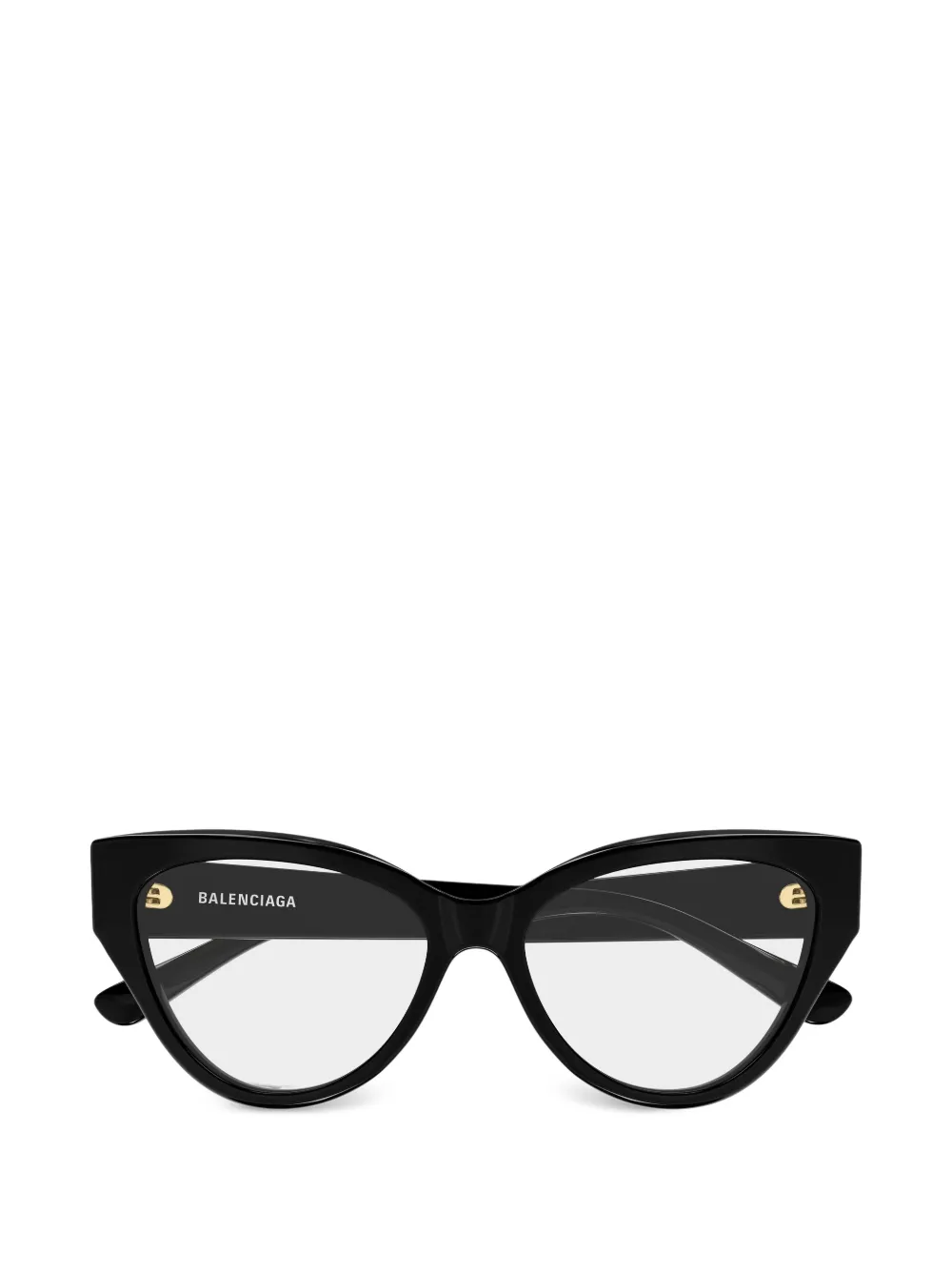 Balenciaga Eyewear logo cat-eye glasses - Nero