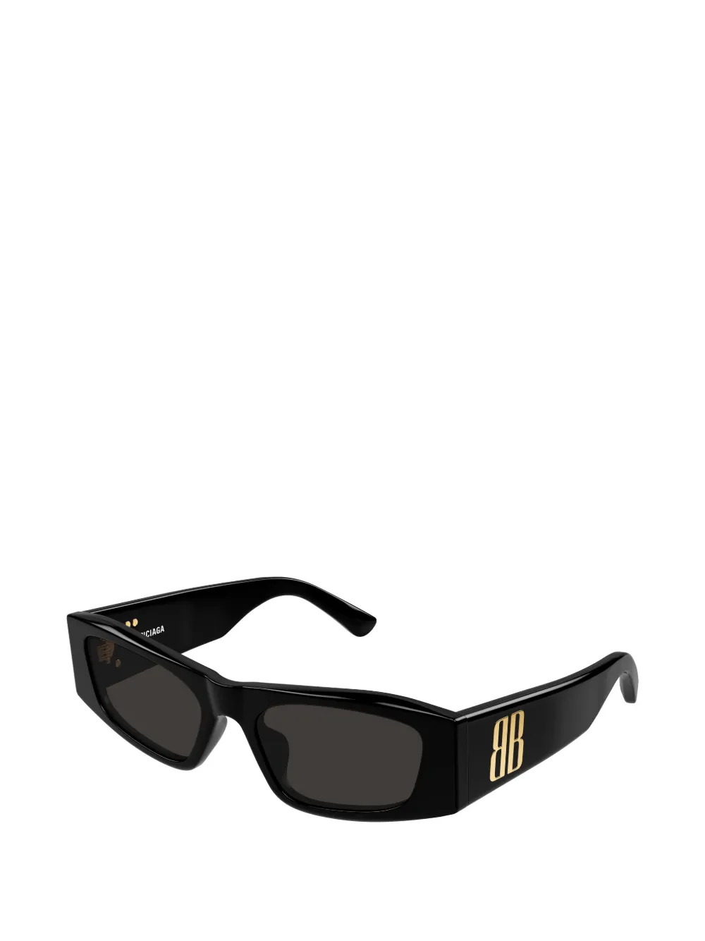 Balenciaga Eyewear Zonnebril met rechthoekig montuur Zwart