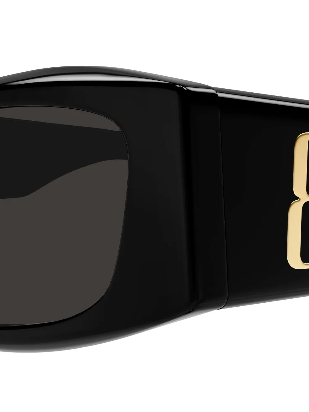 Balenciaga Eyewear Zonnebril met rechthoekig montuur Zwart
