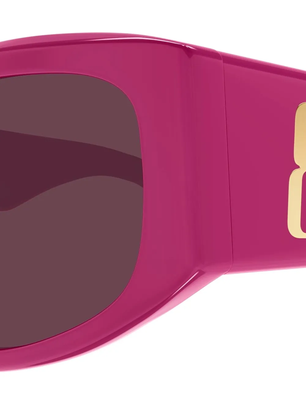 Balenciaga Eyewear Zonnebril met geometrisch montuur Roze