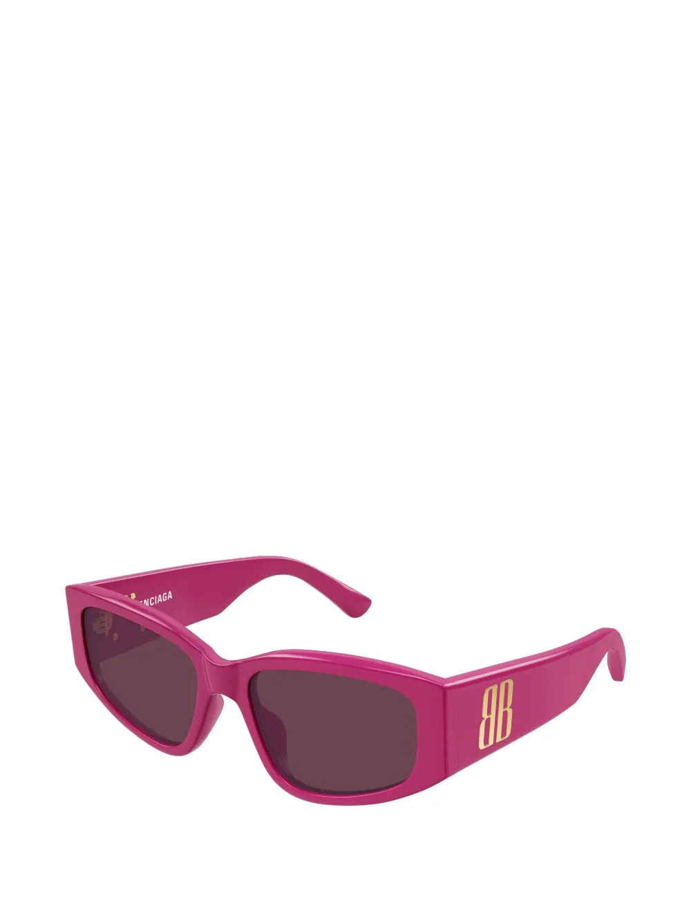 Balenciaga Eyewear Zonnebril met geometrisch montuur Roze