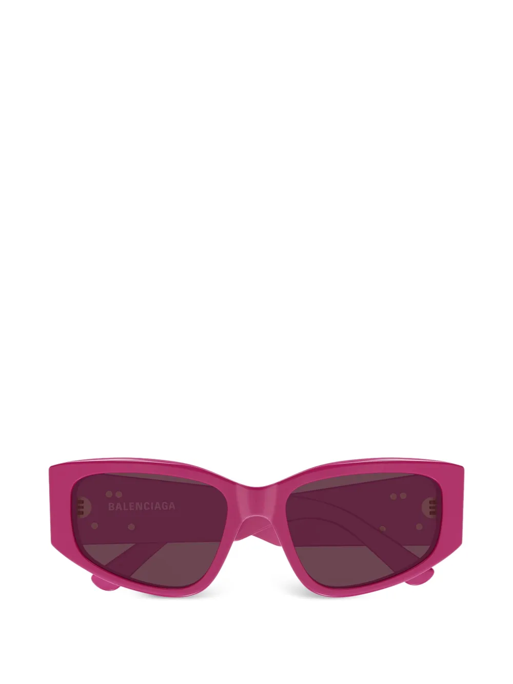 Balenciaga Eyewear geometric-frame sunglasses - Rosa