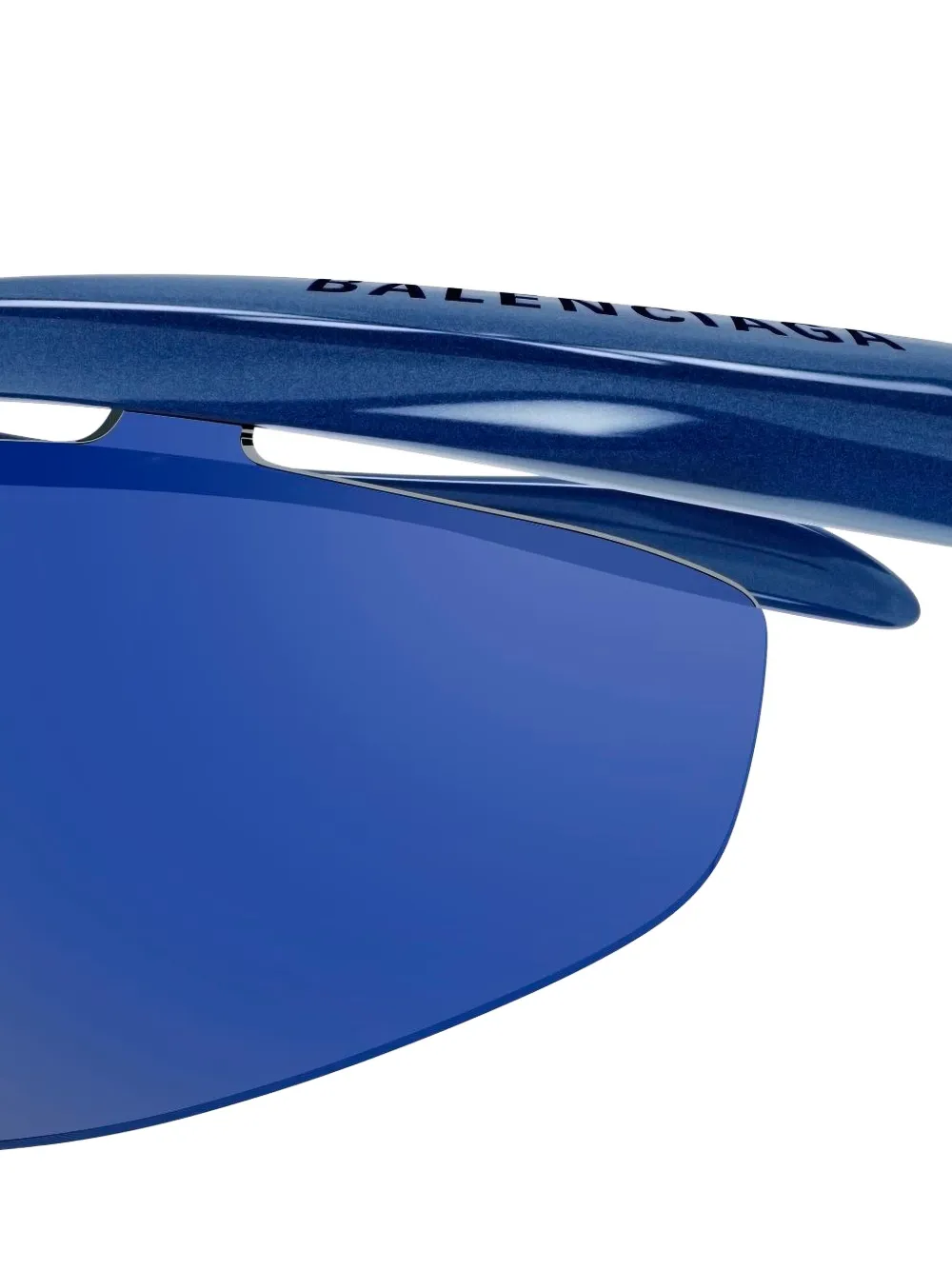 Balenciaga Eyewear Zonnebril met geometrisch montuur Blauw