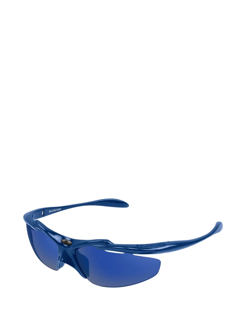 Balenciaga Eyewear Zonnebril met geometrisch montuur Blauw