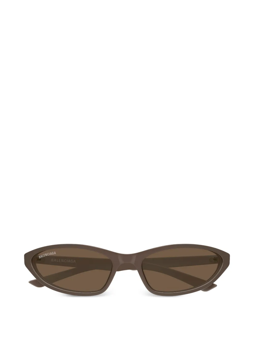 Balenciaga Eyewear geometric sunglasses - Marrone