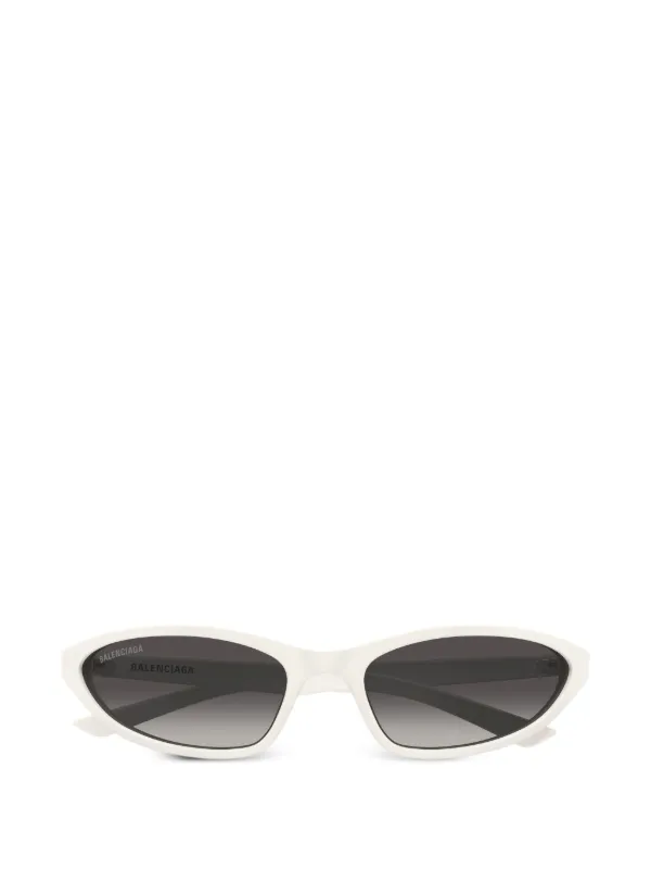 Balenciaga Eyewear キャットアイ サングラス | ホワイト | FARFETCH JP