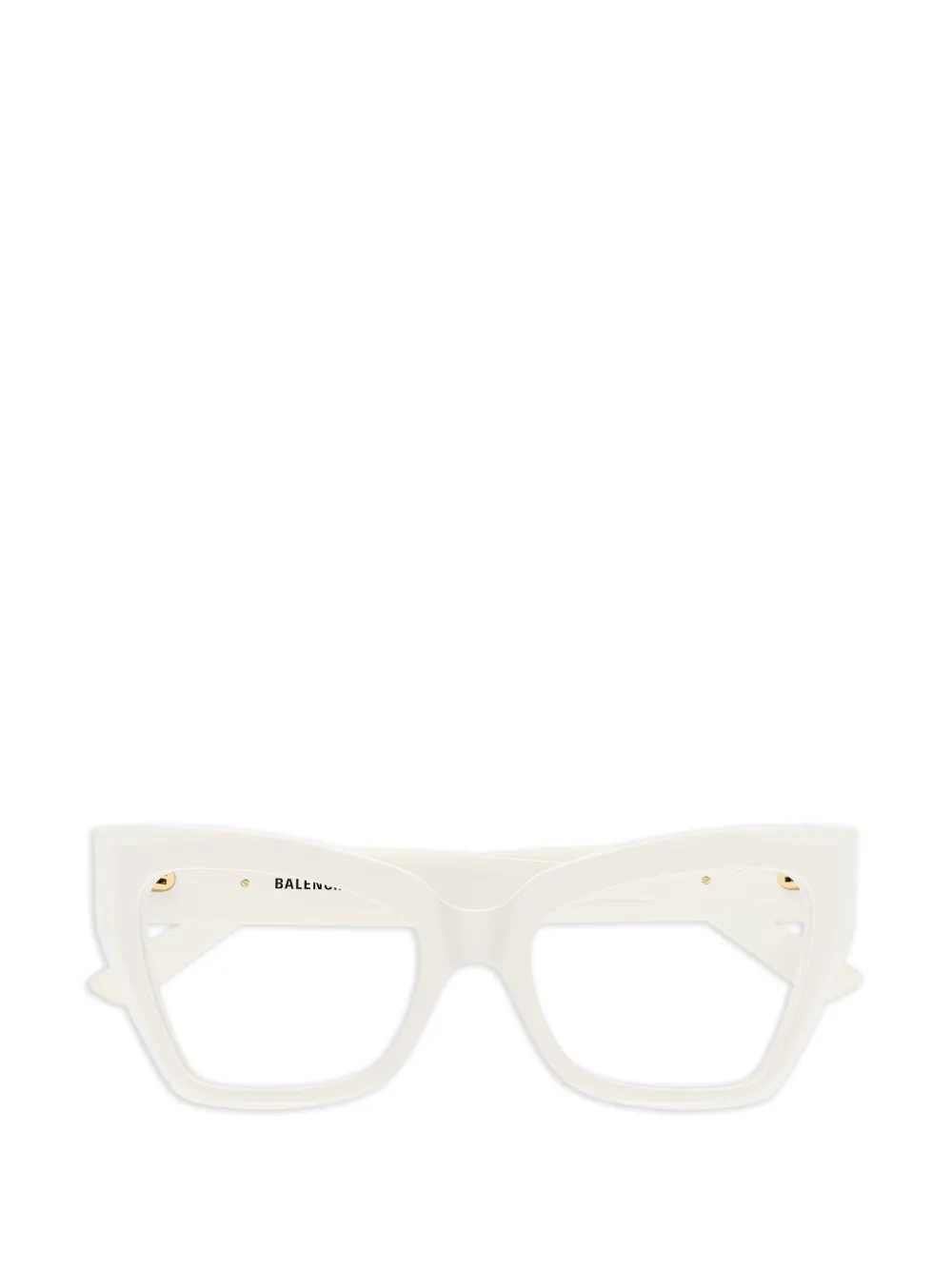 Balenciaga Eyewear cat-eye glasses - Bianco