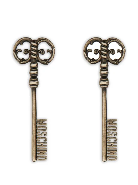 Moschino key earrings