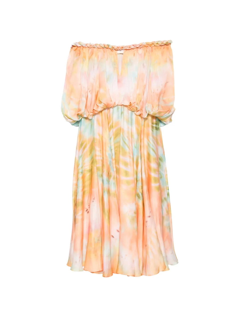 ZIMMERMANN Luna twist midi dress - Arancione