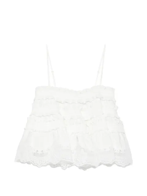 ZIMMERMANN Alchemy ruffled-lace top
