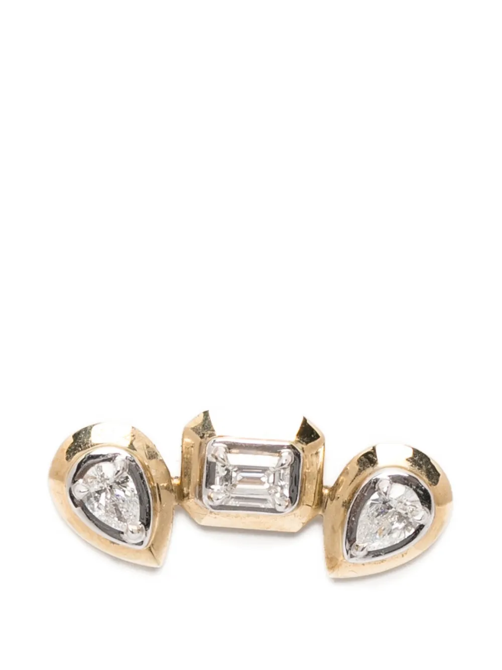 Rainbow K diamond earring - Oro