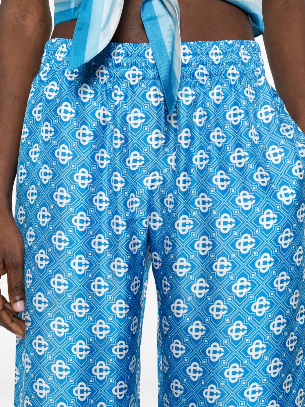 Casablanca Broek met kleurverloop Blauw