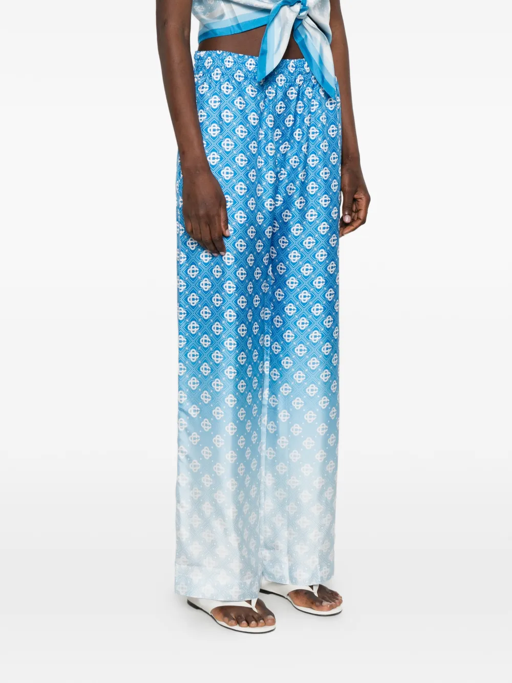 Casablanca Broek met kleurverloop Blauw