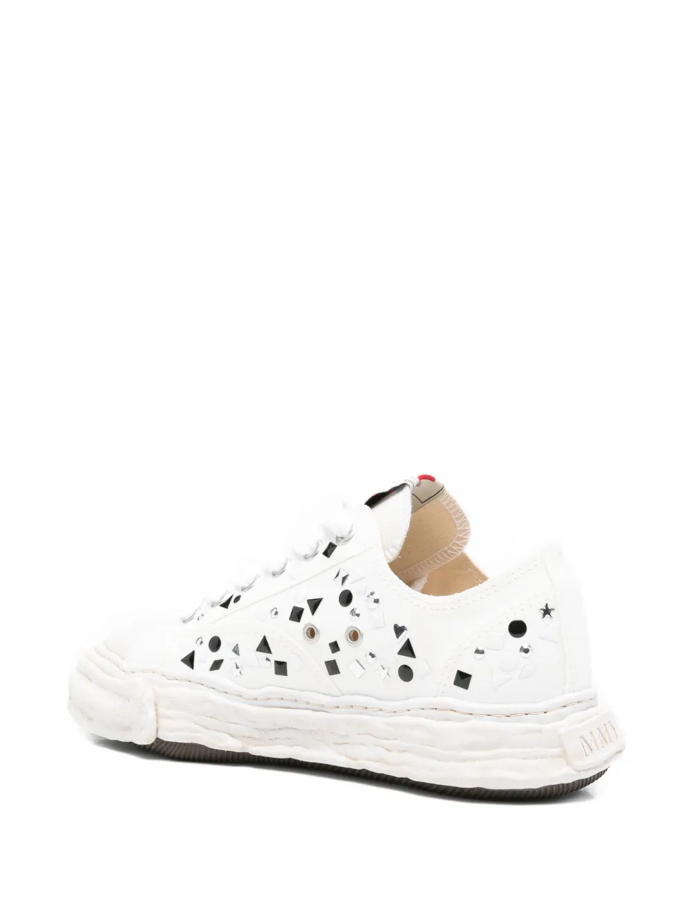 Maison MIHARA YASUHIRO stud-embellished chunky-sole sneakers Wit