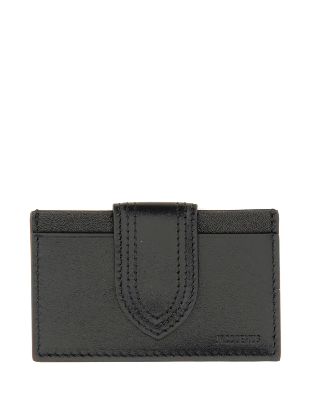 Jacquemus tab-closure leather wallet - Nero