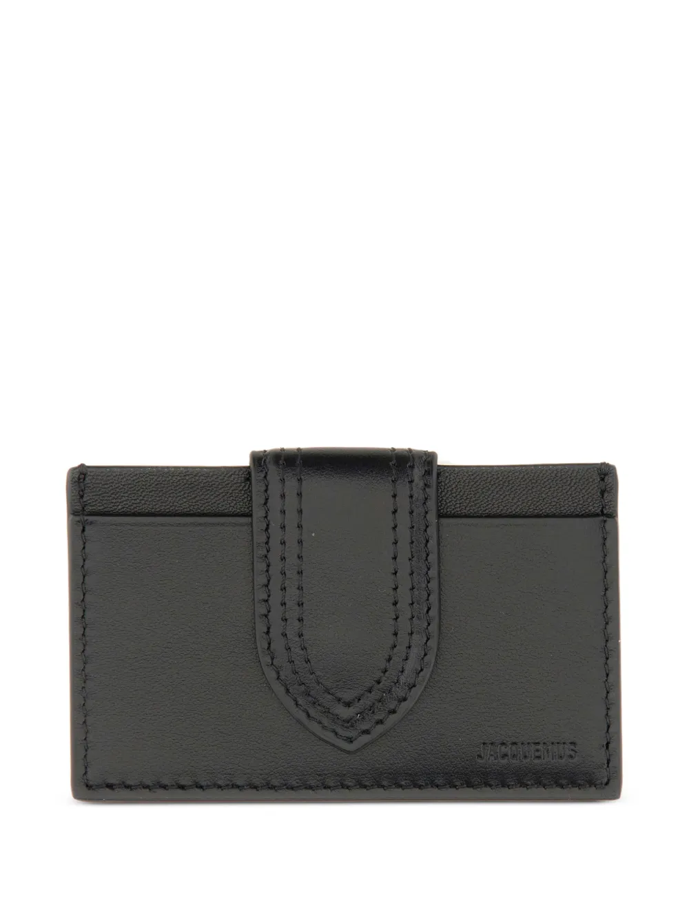 Jacquemus tab-closure leather wallet - Nero