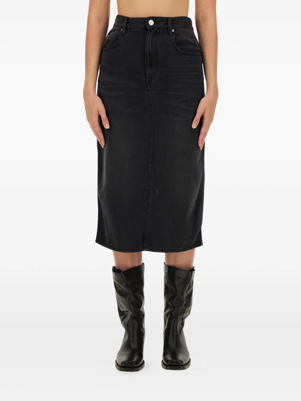 ISABEL MARANT front slit skirt - Nero