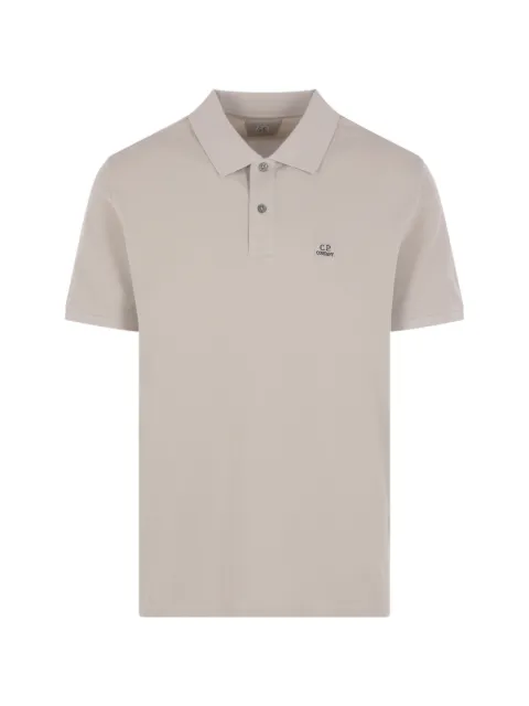 C.P. Company polo con parche del logo