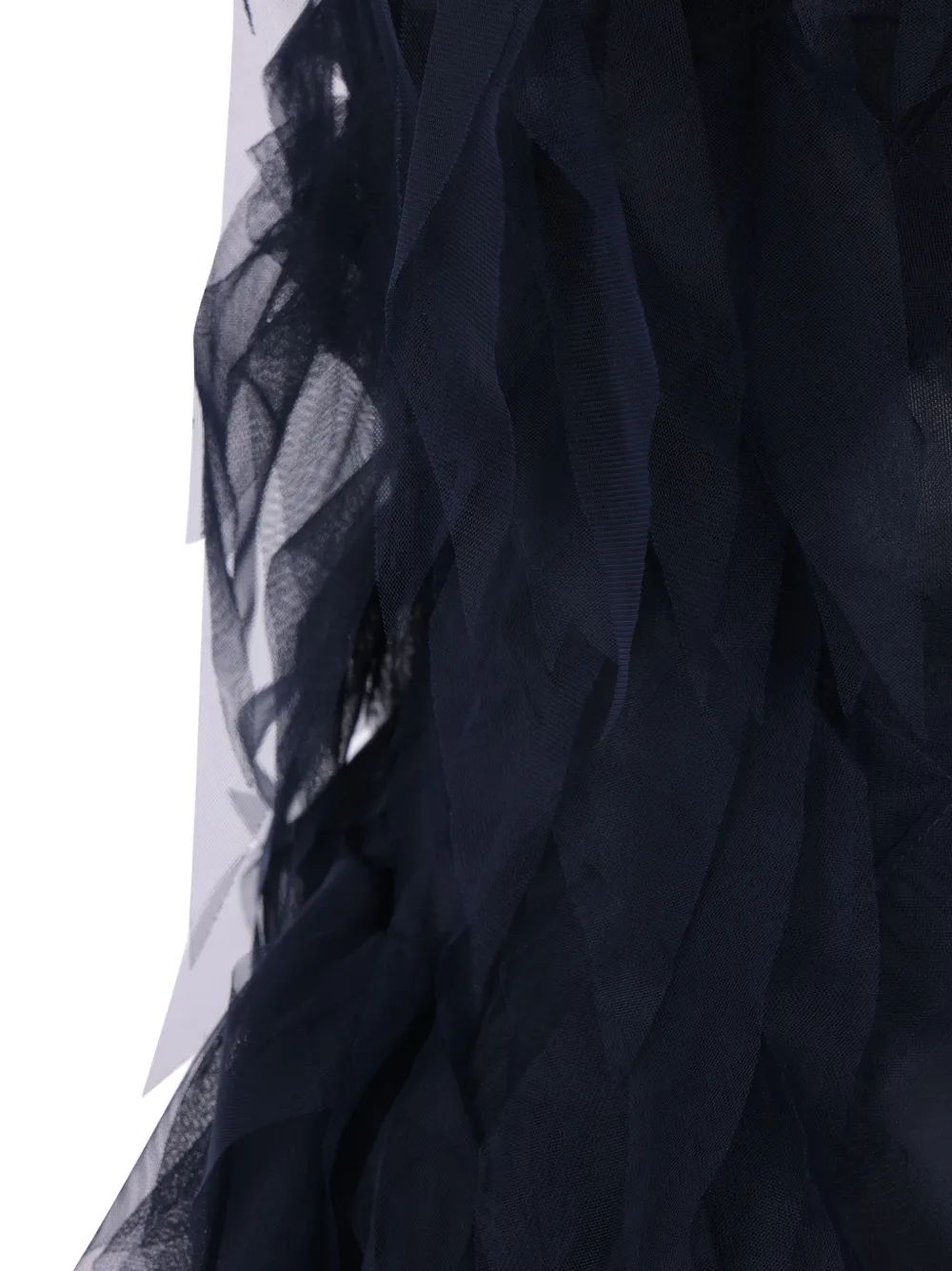Pauline Dujancourt Mesh-layered Spaghetti-strap Dress in Blue, view 4