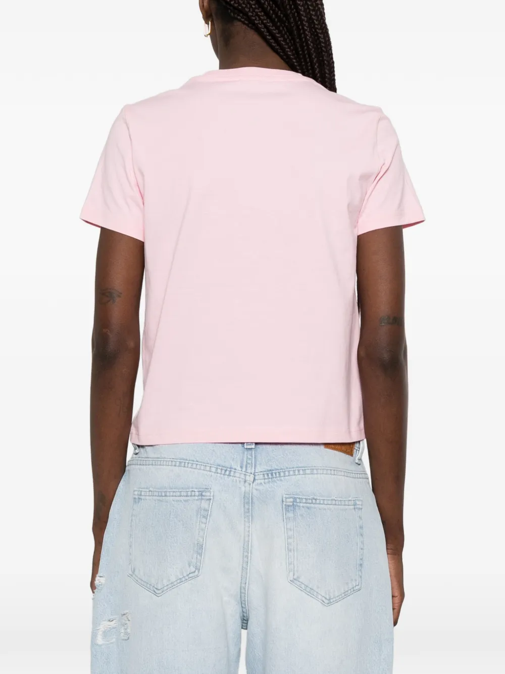 Casablanca T-shirt met grafische print Roze