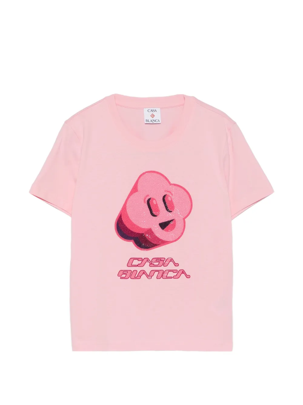 Casablanca graphic-print T-shirt - Rosa