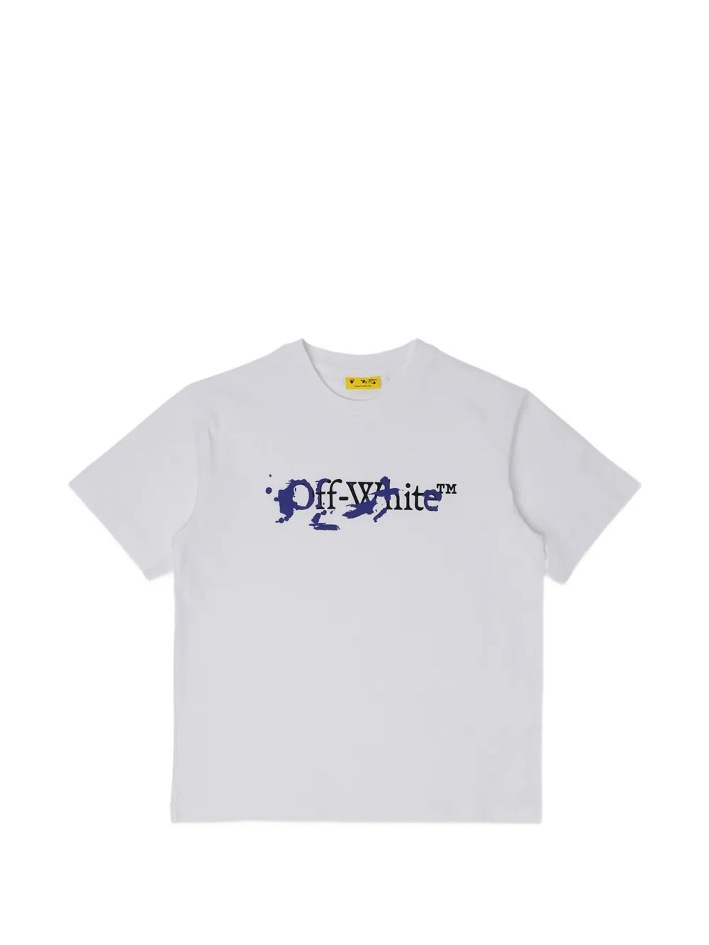 Off-White Kids Big Bookish Splat Ink T-shirt - Bianco