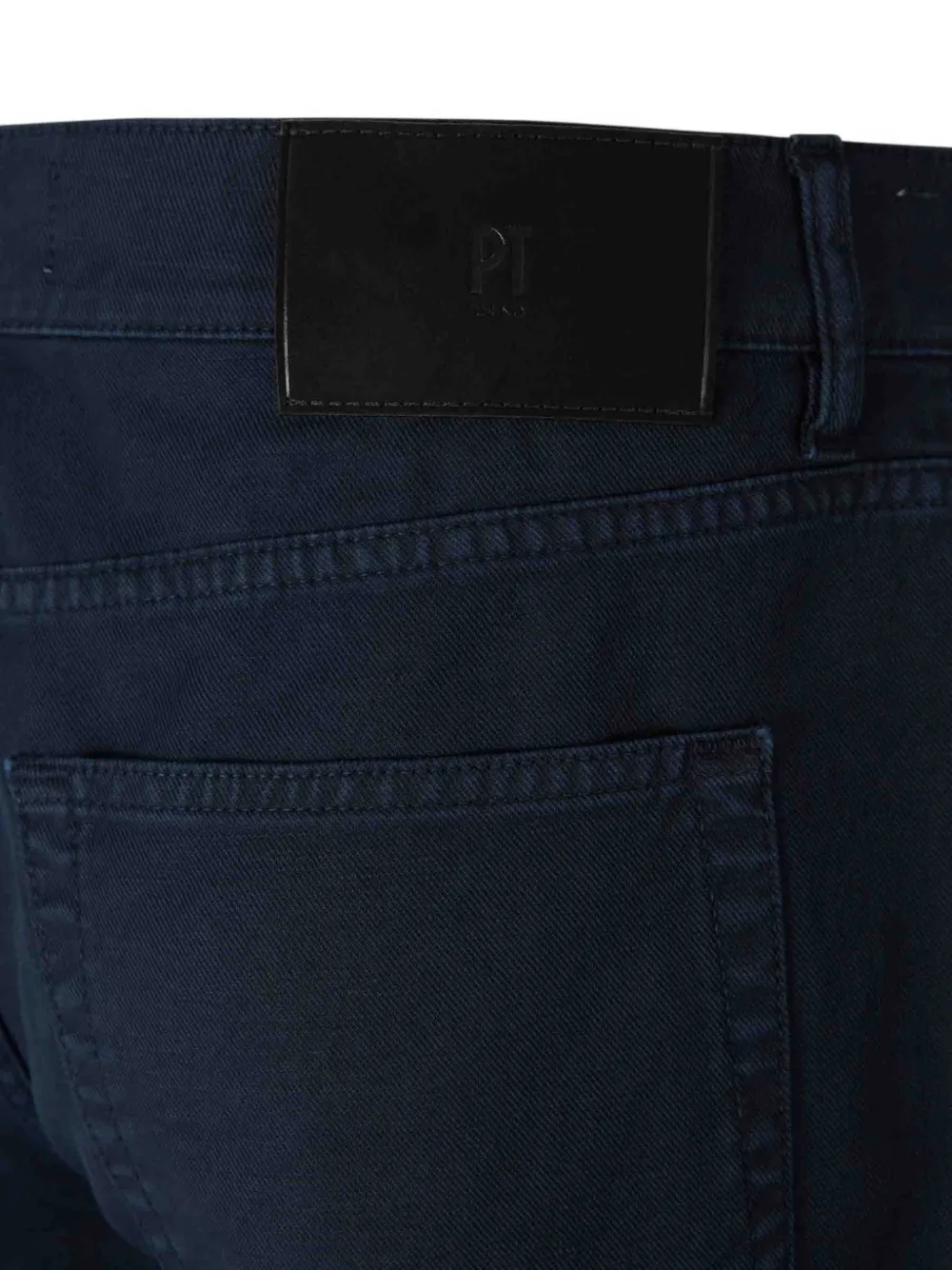 PT Torino Jeans met logopatch Blauw