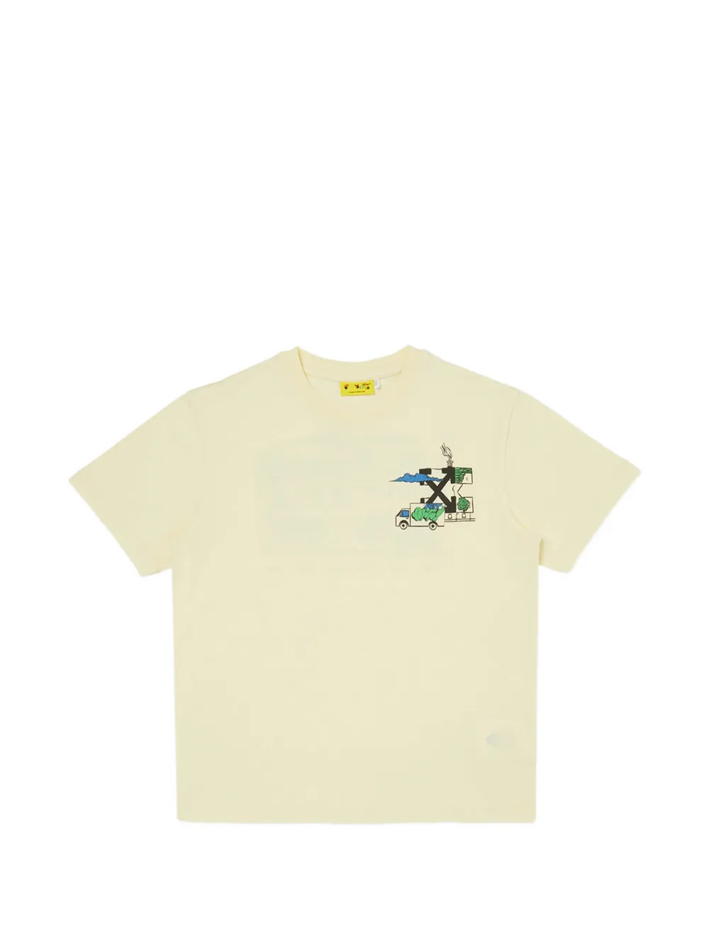 Off-White Kids Graffiti T-shirt - Giallo