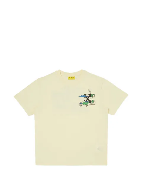 Off-White Kids playera Graffiti