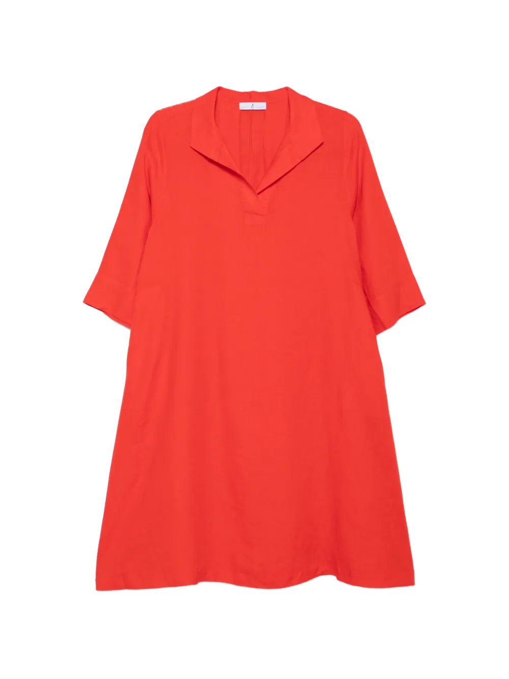 Why Ci V-neck mini dress - Rosso