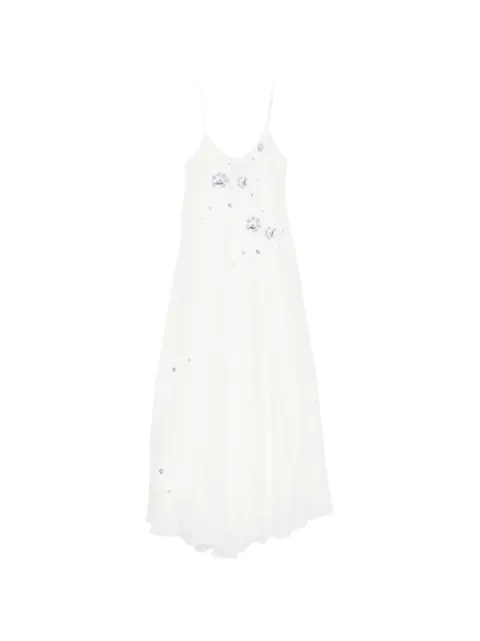 Ermanno Scervino embroidered slip maxi dress