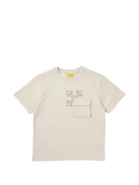 Off-White Kids 口袋图案T恤