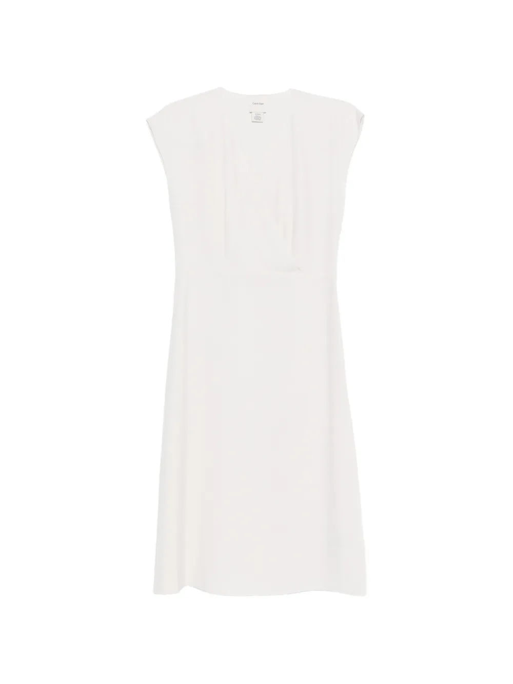 Calvin Klein V-neck midi dress - Toni neutri