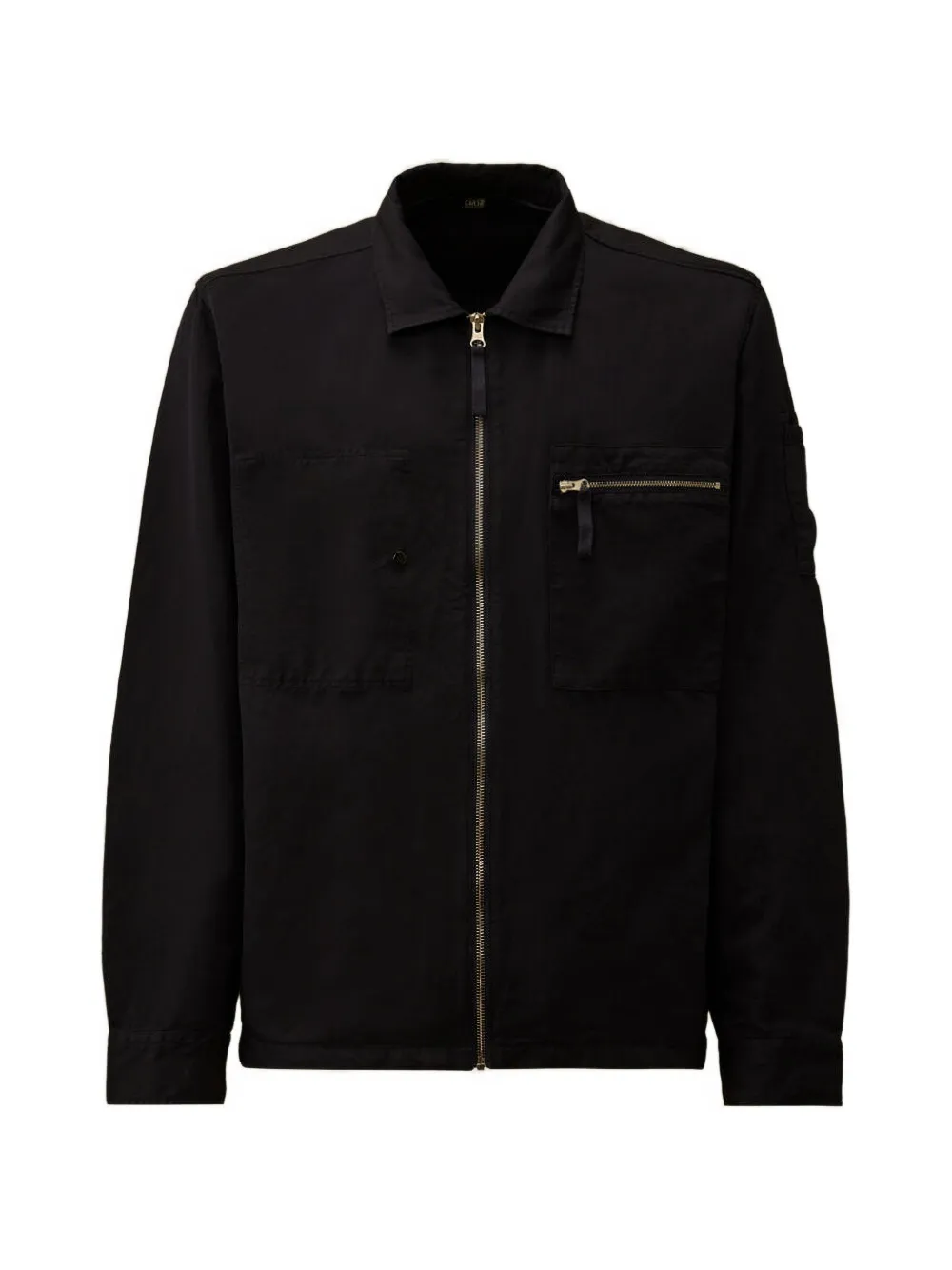 C.P. Company Katoenen linnen shirtjack met rits Blauw