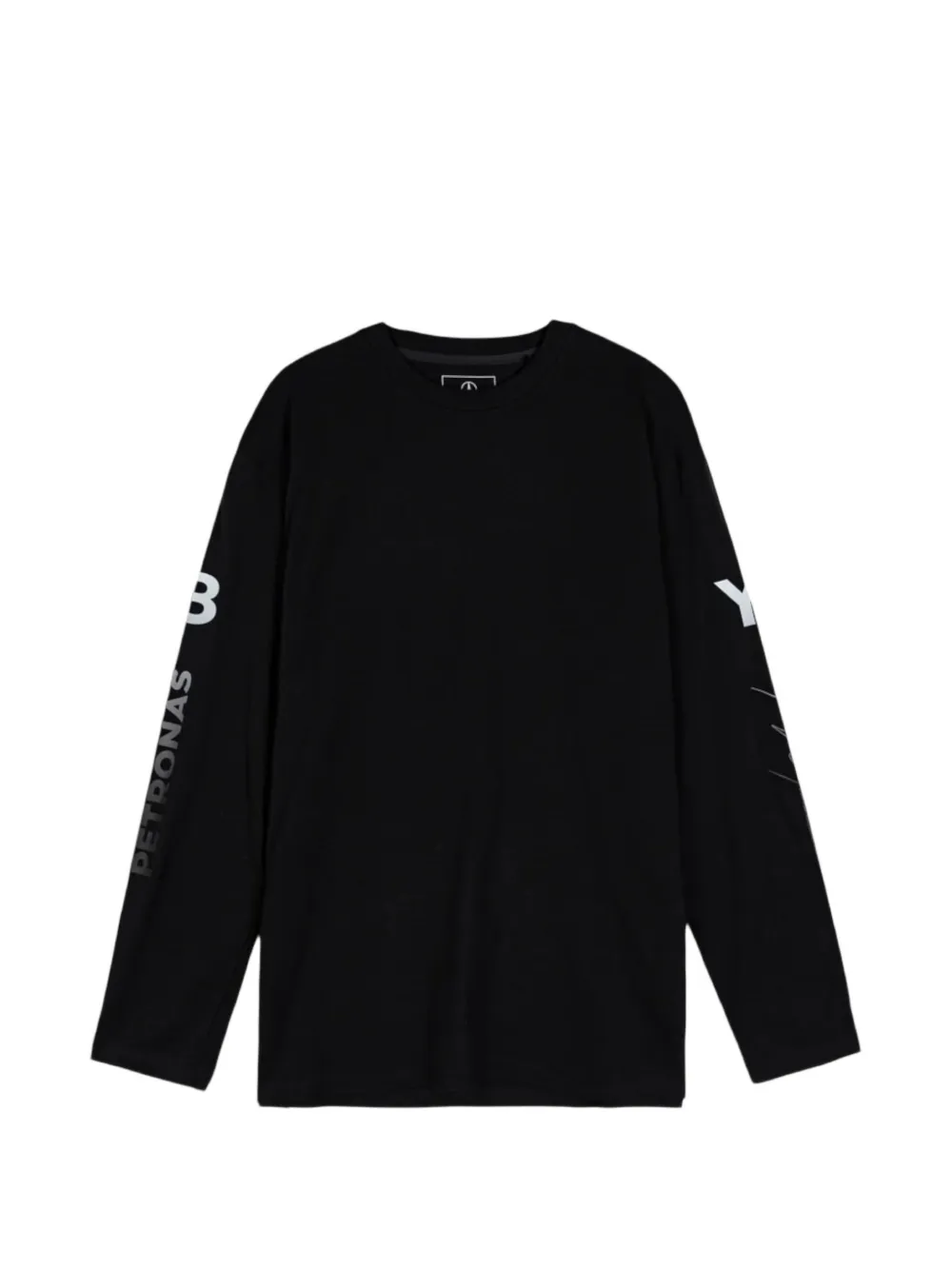 Y-3 x MERCEDES Chaos Logo long-sleeves T-shirt - Schwarz