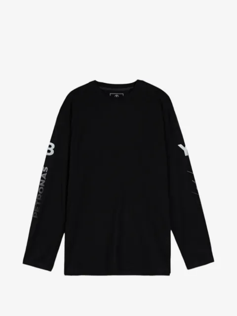 Y-3 x MERCEDES Chaos Logo long-sleeves T-shirt