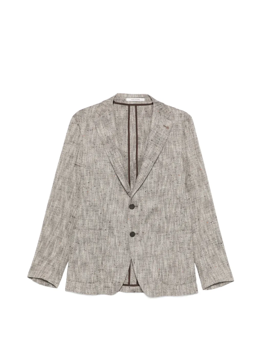 Tagliatore textured two-button blazer - Braun