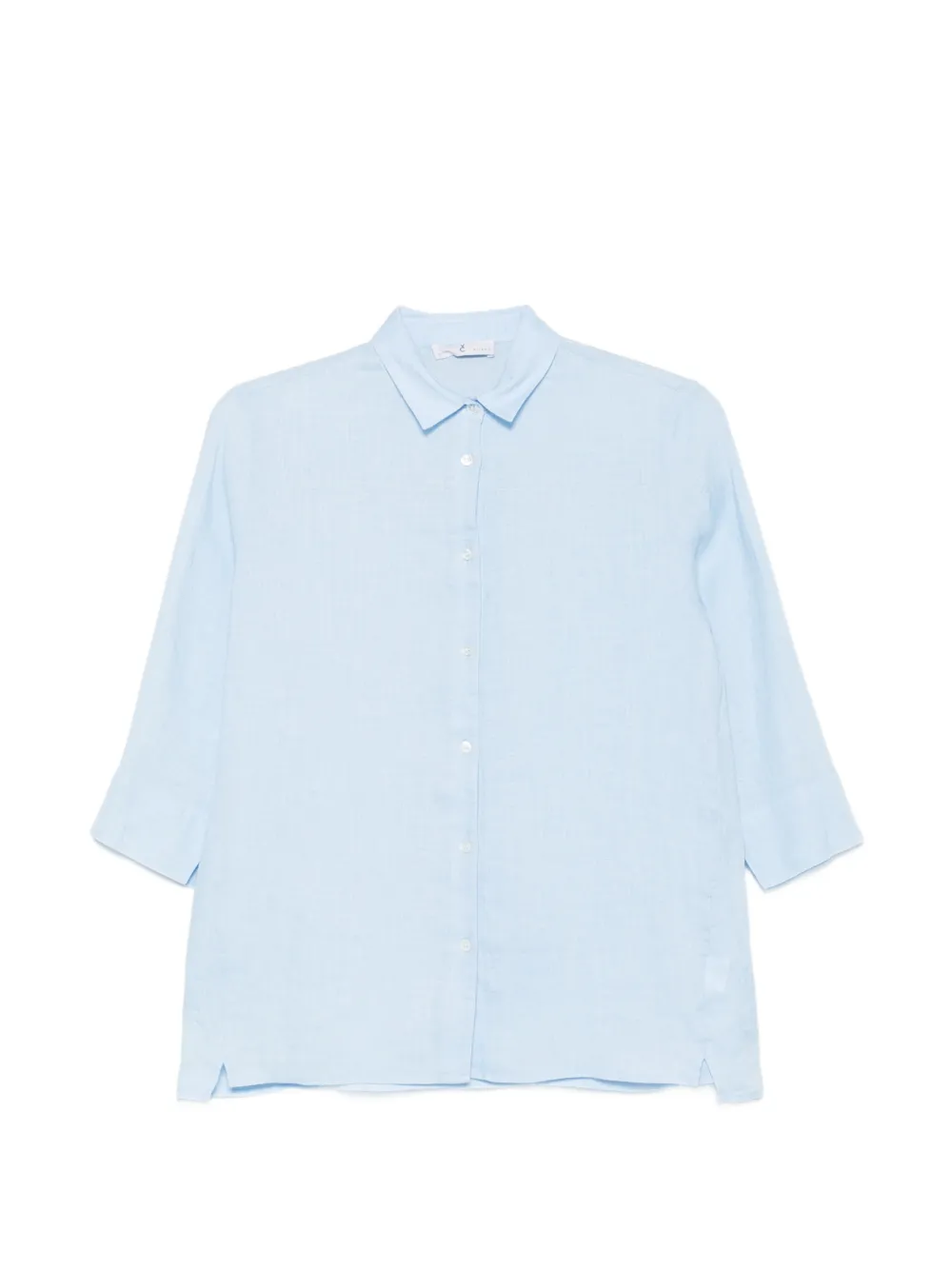 Why Ci three-quarter sleeve shirt - Blu