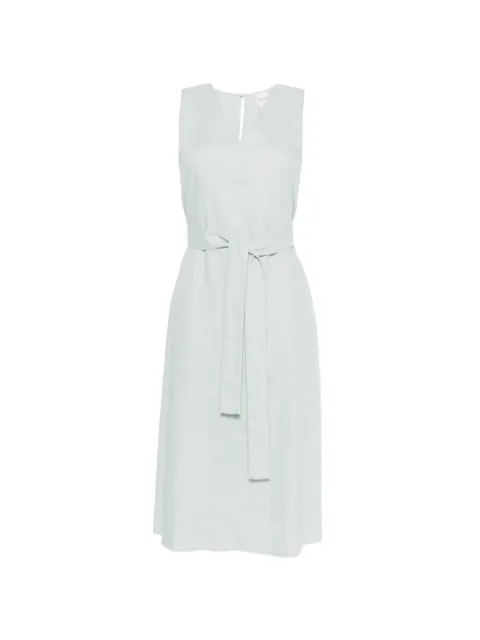 Calvin Klein V-neck belted midi dress