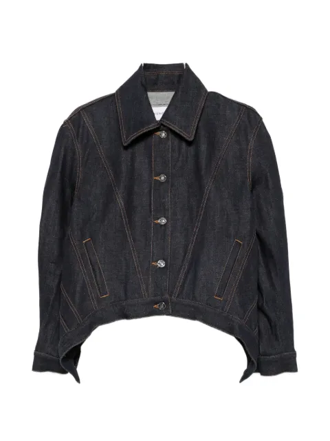 Givenchy curved-hem denim jacket