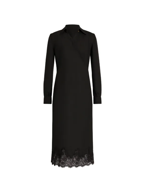 Alberta Ferretti レーストリム ミニドレス | ブラック | FARFETCH JP