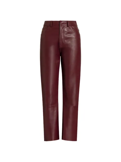 Alberta Ferretti pantalones con placa del logo