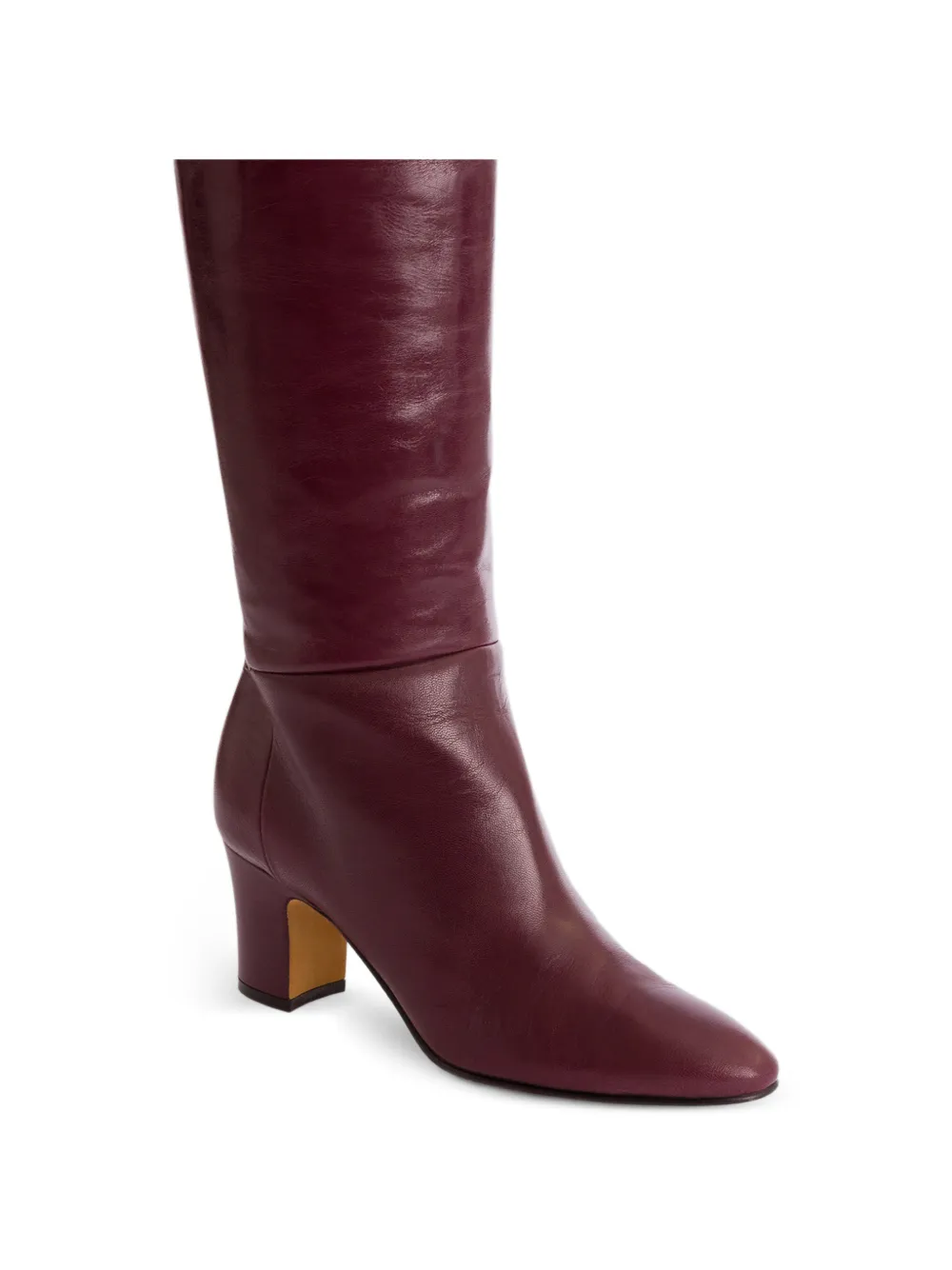 Alberta Ferretti Leren laarzen Rood