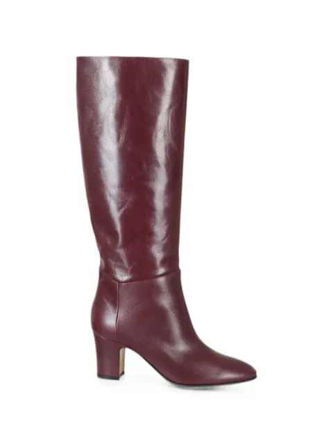 Alberta Ferretti leather knee-high boots