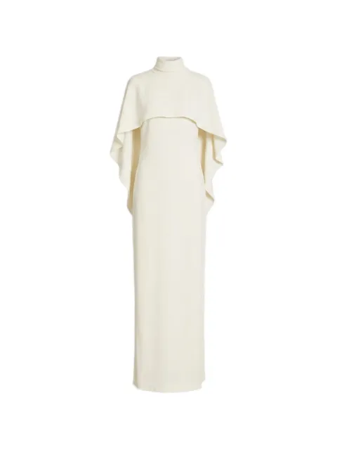 Alberta Ferretti vestido largo con cuello alto