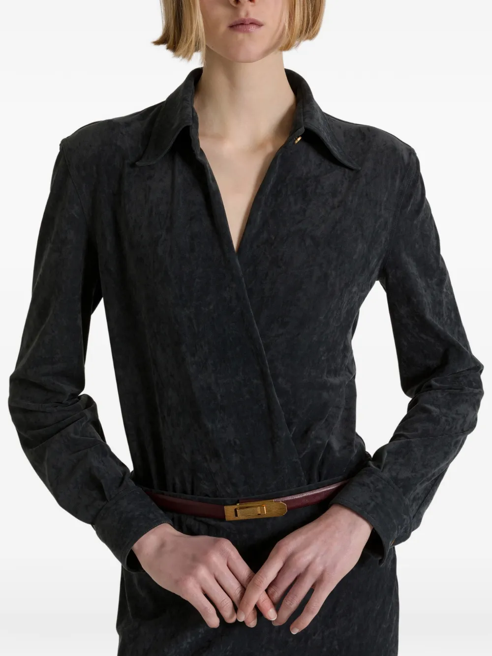 Alberta Ferretti Romper met lange mouwen Grijs