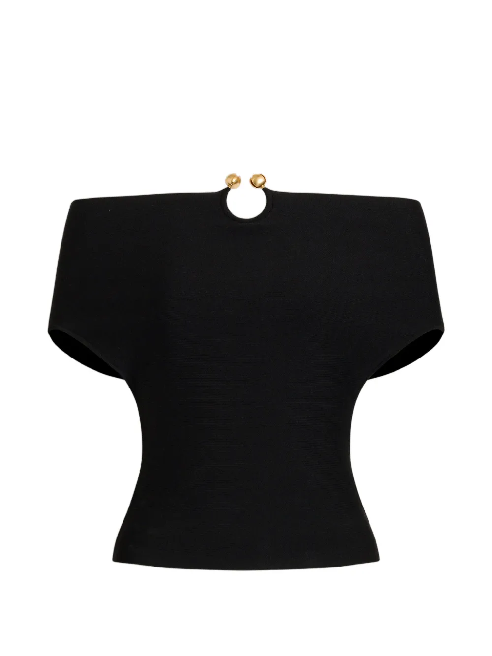 Alberta Ferretti Top con spalle scoperte - Nero